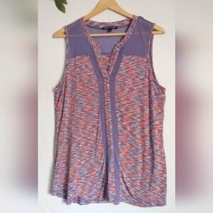 Cable & Gauge Business Casual Dress Blouse Work Top Office Top Size Large